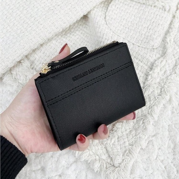 Handbags - ⚠️Clearance Black Small Fold-over Wallet / Cardholder
